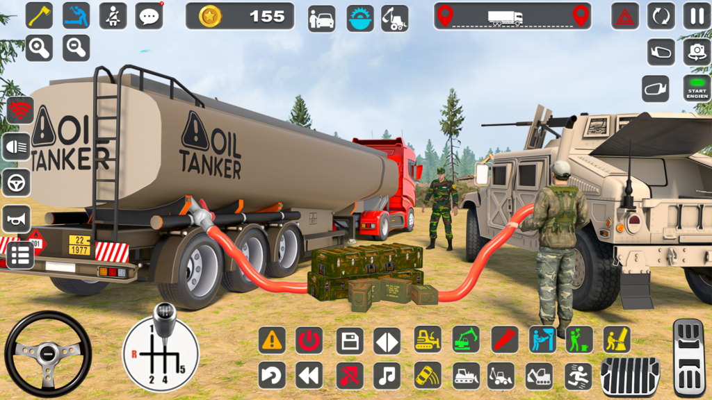 oil tanker truck driving game